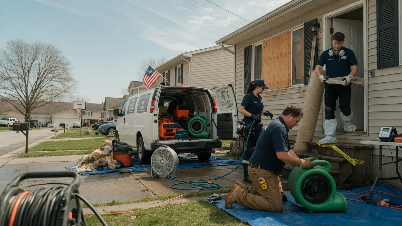 Water Damage Restoration in Luxemburg, IA near me